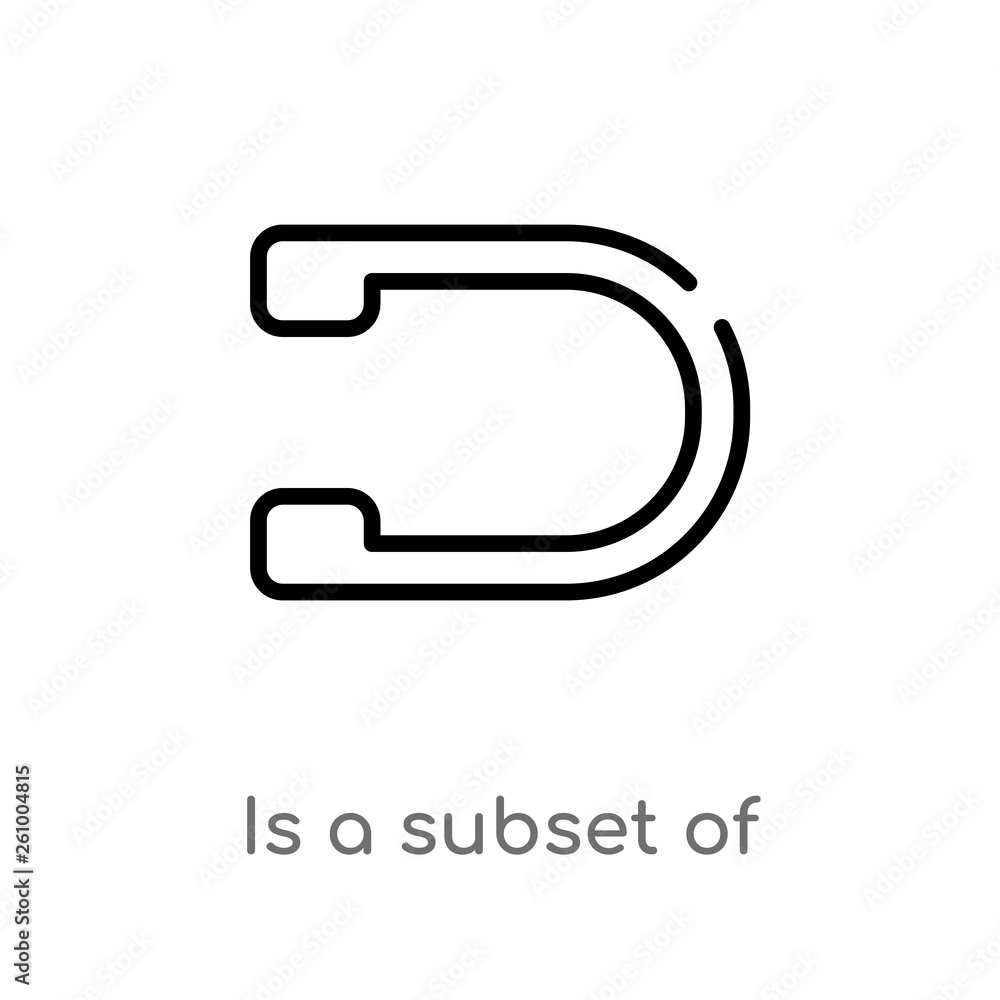 Poster outline is a subset of vector icon. isolated black simple line element illustration from signs conce