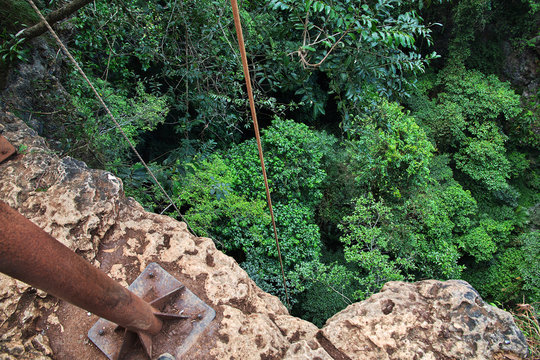 Jomblang cave, Java, Indonesia