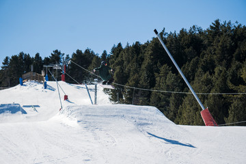 snowboarder 360 jump in air