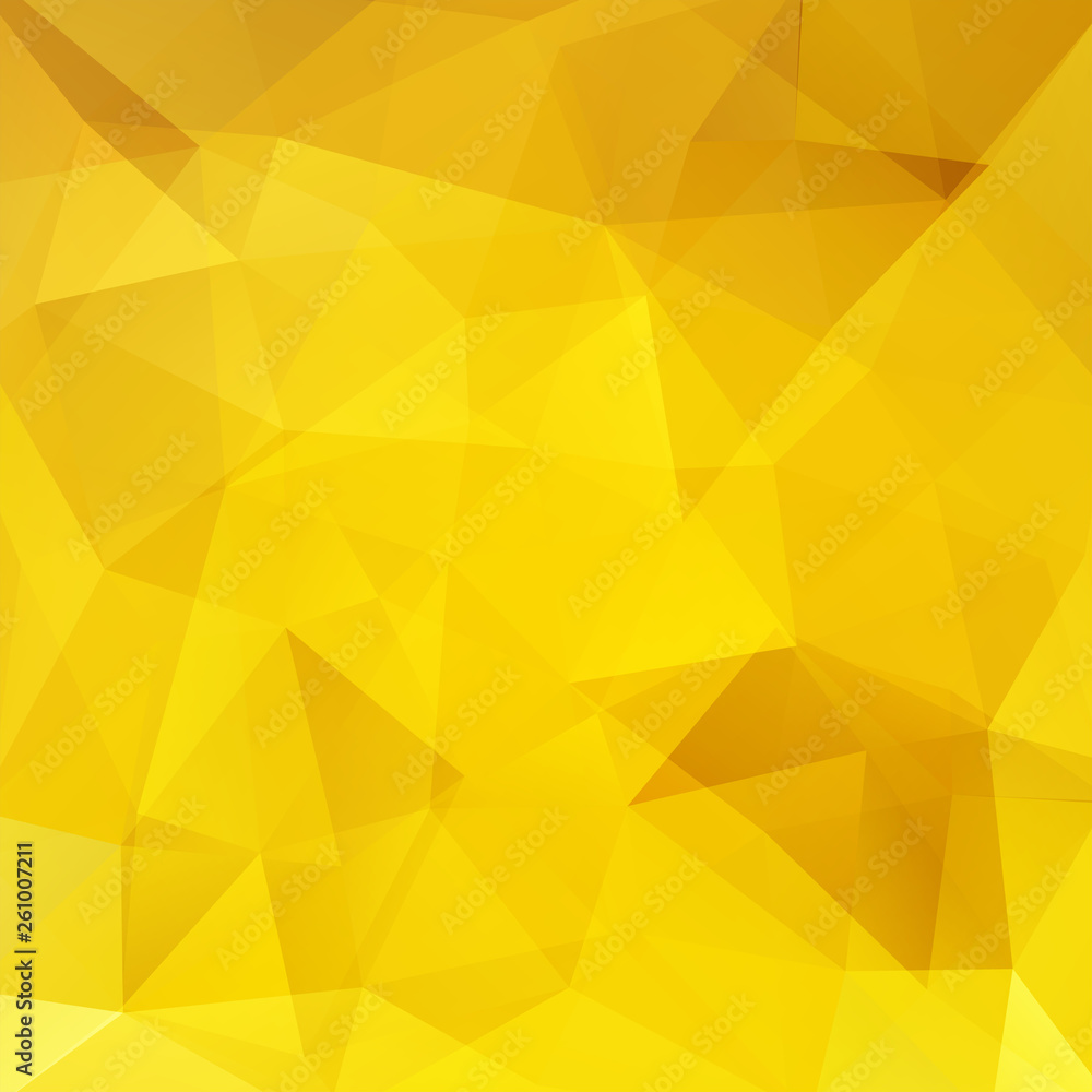 Poster abstract background consisting of yellow triangles. geometric design for business presentations or w