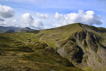 Sunlight on the slopes of Dale Head