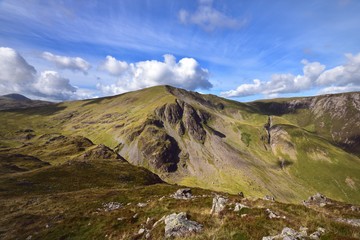 Sunlight on the slopes of Dale Head