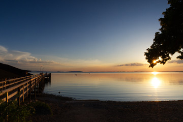 Goldene Stunde am Chiemsee
