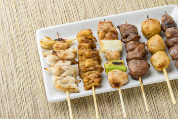 焼き鳥6種