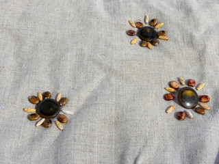 button-down appliqué