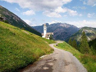 Small church in the Val Federia
