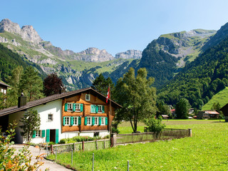 Fototapeta premium Natural panorama of the valley