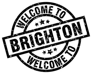 welcome to Brighton black stamp