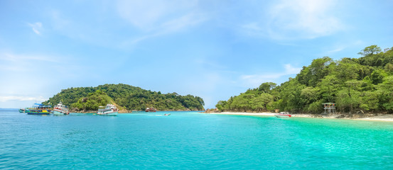 Beach scenery around Koh Chang Thailand.