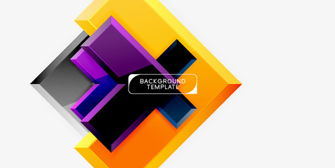 Glossy arrows background