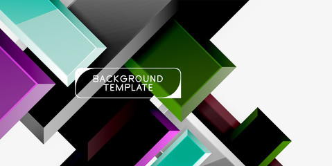 Abstract arrows composition background