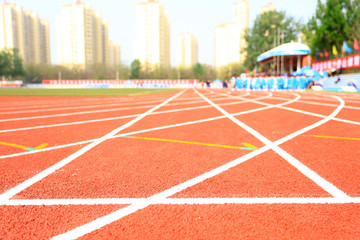 sports ground，A close-up