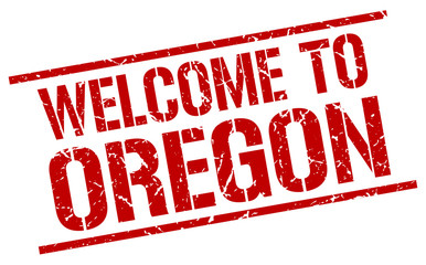 welcome to Oregon stamp