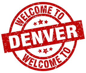 welcome to Denver red stamp
