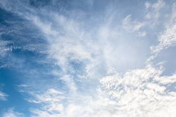 Blue sky with clouds background