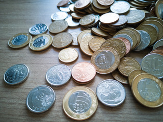 Brazilian Currency - Money coins