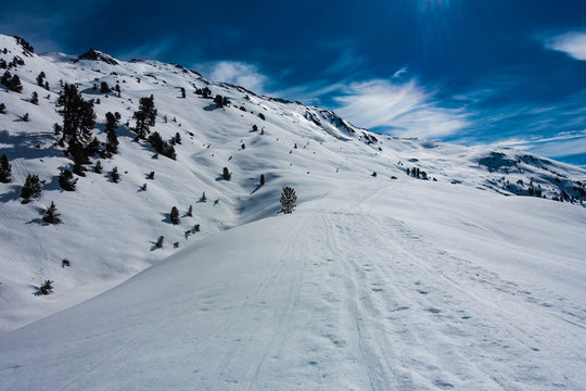 Skitour Aufstieg zum Gilfert