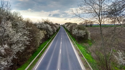 Straße zum Horizont