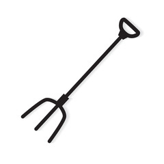 pitchfork icon- vector illustration