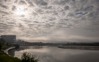 Sunrise over estuary