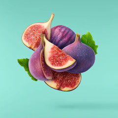 Fresh juice ripe fig