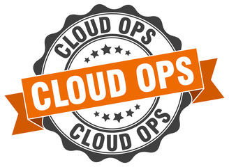 cloud ops stamp. sign. seal