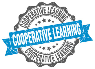 cooperative learning stamp. sign. seal