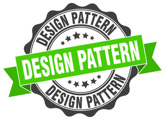 design pattern stamp. sign. seal