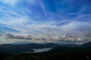 Obraz premium 山 雲 自然 雄大