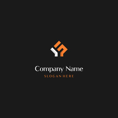 Obraz premium Alphabet letter icon logo YG, initial letter logo YG, GY logo template