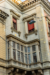 Facade of building in Bologna