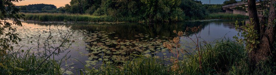 Morning on a river