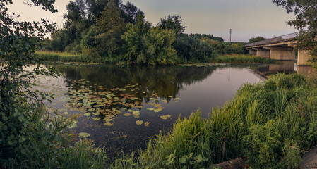 Morning on a river