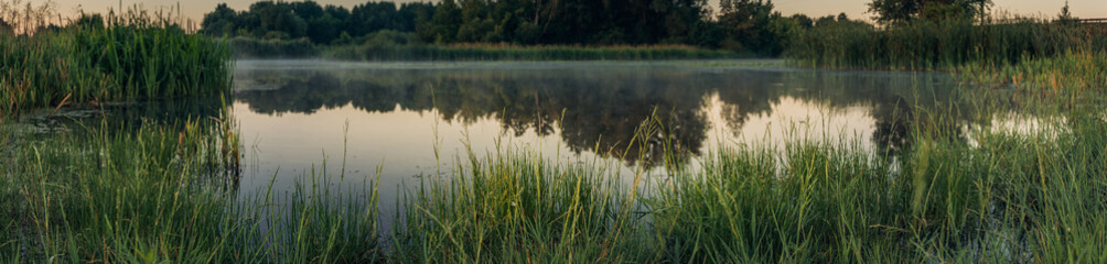 Morning on a river