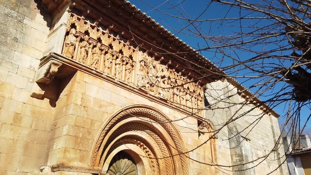 San Juan Church, Moarves de Ojeda, Monta&ntilde;a Palentina, Palencia, Castilla y Leon, Spain, Europe