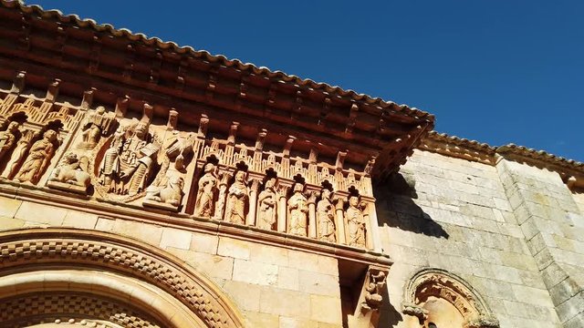 San Juan Church, Moarves de Ojeda, Monta&ntilde;a Palentina, Palencia, Castilla y Leon, Spain, Europe