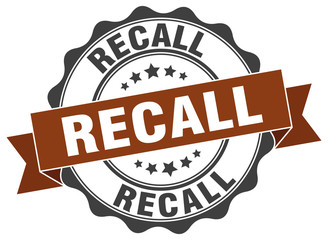 recall stamp. sign. seal