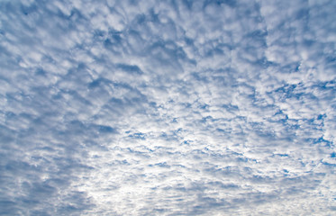 Fototapeta premium View of the sky and clouds.
