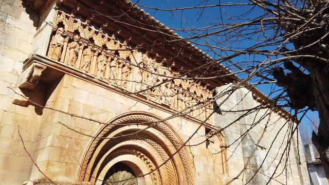 San Juan Church, Moarves de Ojeda, Monta&ntilde;a Palentina, Palencia, Castilla y Leon, Spain, Europe