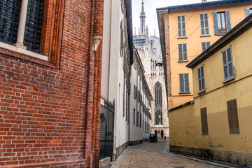 Fototapeta na wymiar Street in Milan