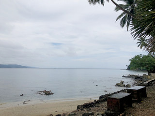 Naklejka premium Andaman beach sea water amazing view serene