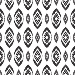 Ikat seamless pattern