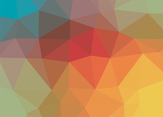 Geometric colorful shades abstract texture background, Illustration