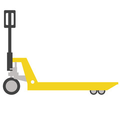 Load trolley flat illustration