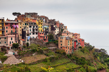 Fototapeta na wymiar Corniglia village in Cinque Terre, Italy.