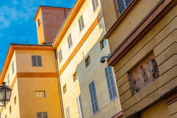 Modena, close-up on the building