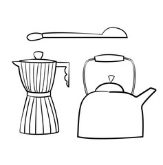 Kitchenware flat illustration