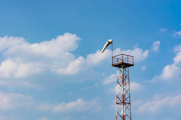 measuring wind force and direction using a cone