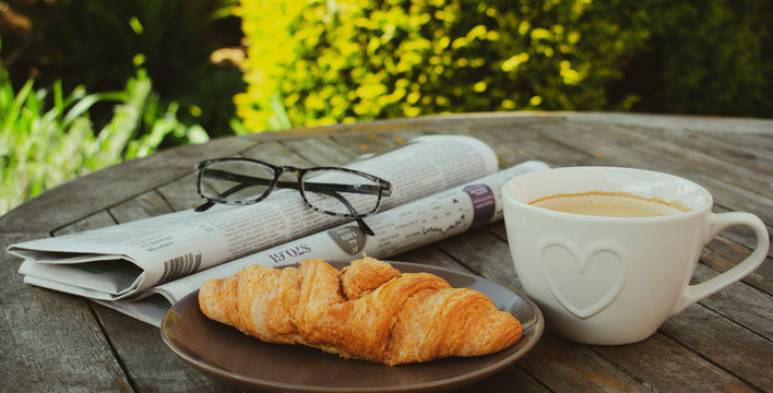 Coffee and newspapers