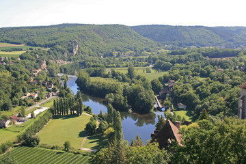 The Lot valley (France)